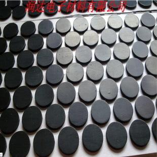 防滑橡胶脚垫 橡胶制品黑色圆形橡胶垫片3m胶橡胶胶垫塑胶制品